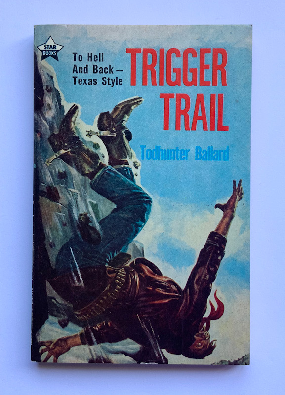 TRIGGER TRAIL Australian Western pulp fiction paperback book